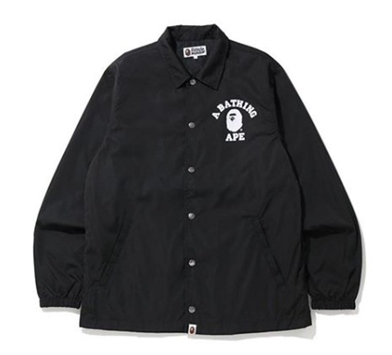 A BATHING APE COLLEGE COACH JACKET - happyjagabee store