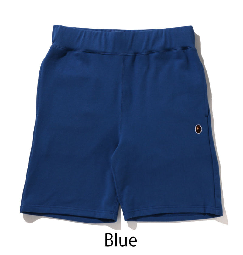 A BATHING APE APE HEAD ONE POINT SWEAT SHORTS