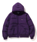 A BATHING APE ONE POINT HOODIE DOWN JACKET