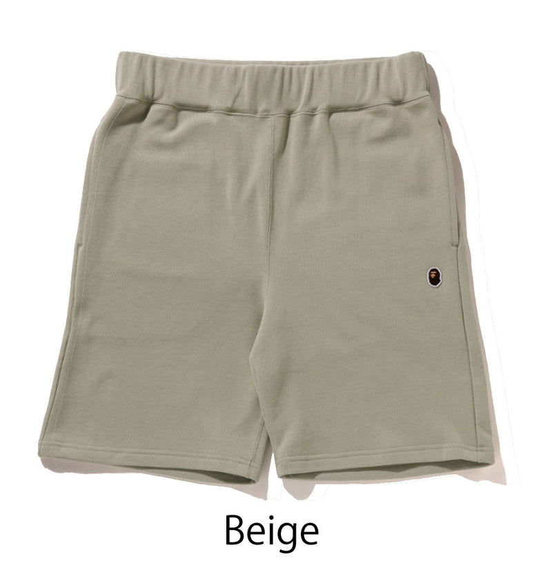 A BATHING APE APE HEAD ONE POINT SWEAT SHORTS