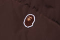 A BATHING APE ONE POINT HOODIE DOWN JACKET