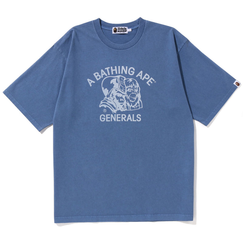 A BATHING APE PIGMENT DYED GENERAL BAPE RELAXED FIT TEE