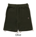 A BATHING APE APE HEAD ONE POINT SWEAT SHORTS