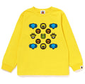A BATHING APE BAPE KIDS BMILOGRAM L/S TEE