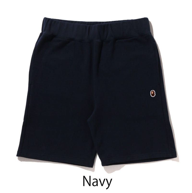 A BATHING APE APE HEAD ONE POINT SWEAT SHORTS