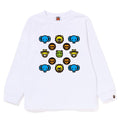 A BATHING APE BAPE KIDS BMILOGRAM L/S TEE