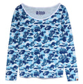 A BATHING APE Ladies' ABC CAMO L/S TEE