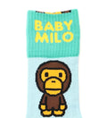 A BATHING APE BAPE KIDS BABY MILO CUFFS SOCKS