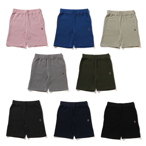 A BATHING APE APE HEAD ONE POINT SWEAT SHORTS
