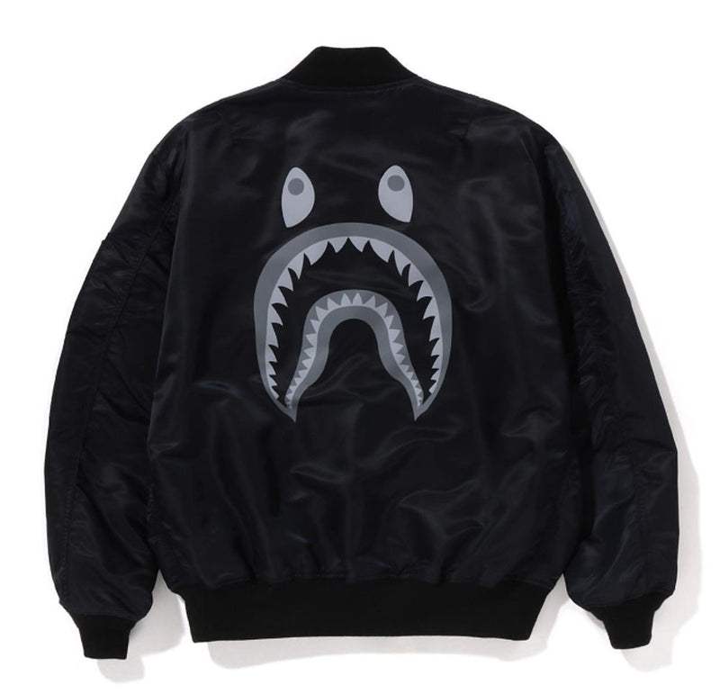 A BATHING APE SHARK LOOSE FIT MA-1