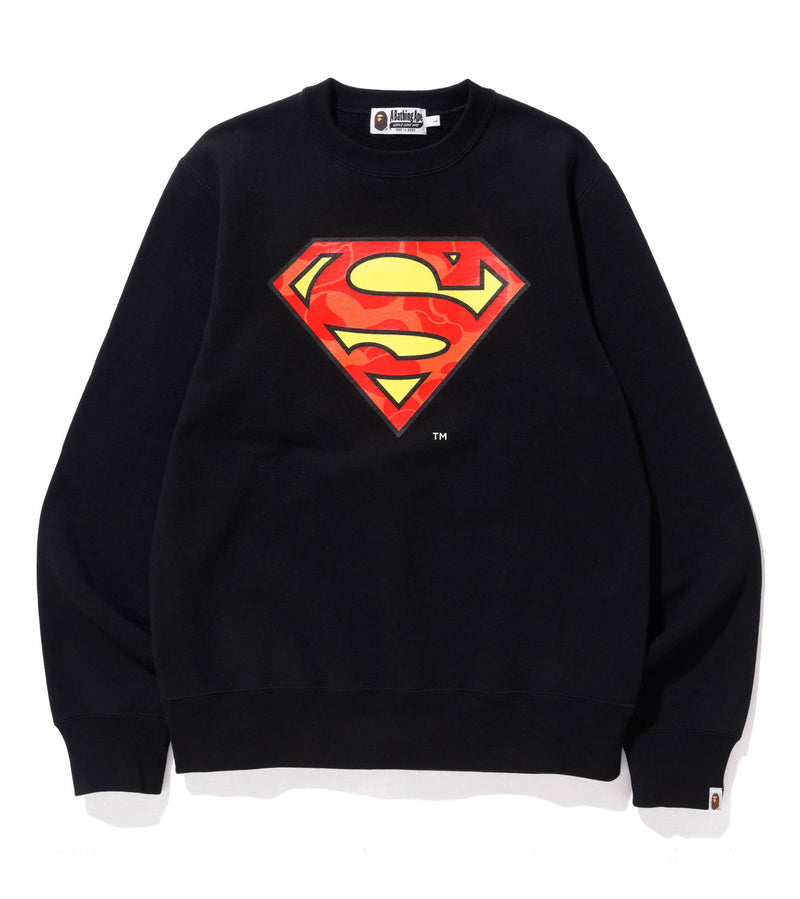 A BATHING APE BAPE × DC MADISON AVENUE SUPERMAN CREWNECK