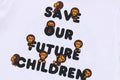 A BATHING BAPE KIDS APE BABY MILO X SAVE THE CHILDREN TEE