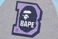 A BATHING APE BAPE KIDS APE HEAD B RAGLAN L/S TEE