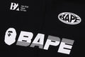 A BATHING APE SOCCER GAME GRAPHIC RELAXED FIT FULL ZIP HOODIE