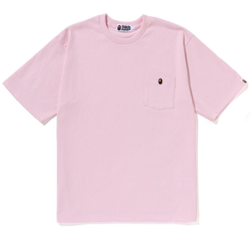 A BATHING APE APE HEAD ONE POINT RELAXED FIT POCKET TEE