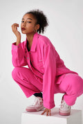 A BATHING APE Ladies' CHAMPION HIGHWAIST TWILL PANTS