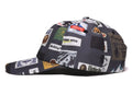 A BATHING APE BAPE MULTI LABEL PANEL CAP