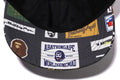 A BATHING APE BAPE MULTI LABEL PANEL CAP