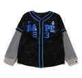 A BATHING APE BAPE KIDS BAPE LAYERED BASEBALL SHIRT