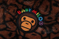 A BATHING APE BAPE KIDS ALL BABY MILO FAUX FUR JACKET