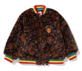 A BATHING APE BAPE KIDS ALL BABY MILO FAUX FUR JACKET