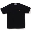 A BATHING APE APE HEAD ONE POINT POCKET TEE