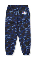 A BATHING APE × RUSSELL ATHLETIC BAPE x RUSSELL COLOR CAMO TRACK PANTS