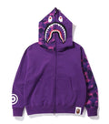 A BTHING APE COLOR CAMO GIANT SHARK LOOSE FIT FULL ZIP HOODIE