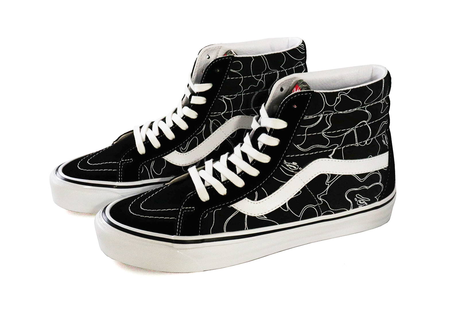 A BATHING APE BAPE x VANS LINE ABC CAMO SK8 HI happyjagabee store