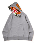 A BATHING APE CRAZY FACE FULL ZIP HOODIE