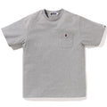 A BATHING APE APE HEAD ONE POINT POCKET TEE