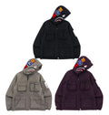 A BATHING APE MULTI POCKET SHARK HOODIE JACKET