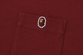 A BATHING APE APE HEAD ONE POINT POCKET TEE