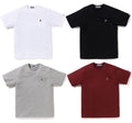 A BATHING APE APE HEAD ONE POINT POCKET TEE
