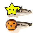 A BATHING APE BAPE KIDS BABY MILO STA HAIR CLIP SET