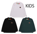 A BATHING APE BAPE KIDS APE HEAD & MILO ONE POINT HIGH NECK L/S TEE