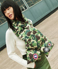A BATHING APE CANADA GOOSE x BAPE CONCEPTS ABC CAMO DOWN SCARF