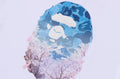 A BATHING APE SAKURA PHOTO APE HEAD TEE