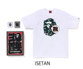 A BATHING APE BAPE STORE JAPAN LIMITED BAPE 30TH ANNIV. APE HEAD TEE SET w/ Pins & Magnet