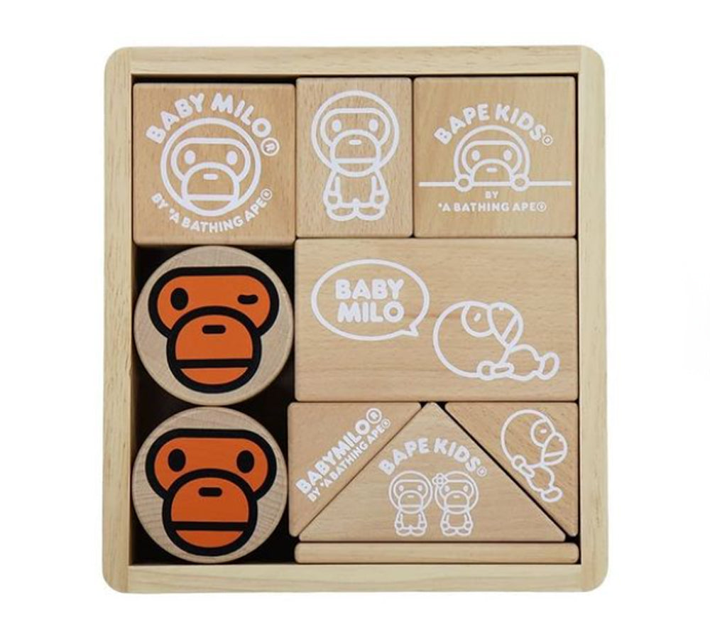 A BATHING APE BAPE KIDS BABY MILO BUILDING BLOCKS