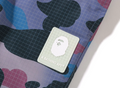 A BATHING APE BAPE KIDS GRID CAMO SUSPENDERS PANTS