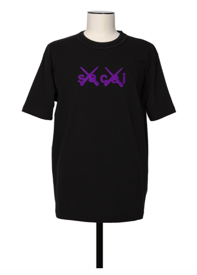 Purple kaws deals shirt