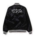 A BATHING APE APE RELAXED FIT NYLON VARSITY JACKET