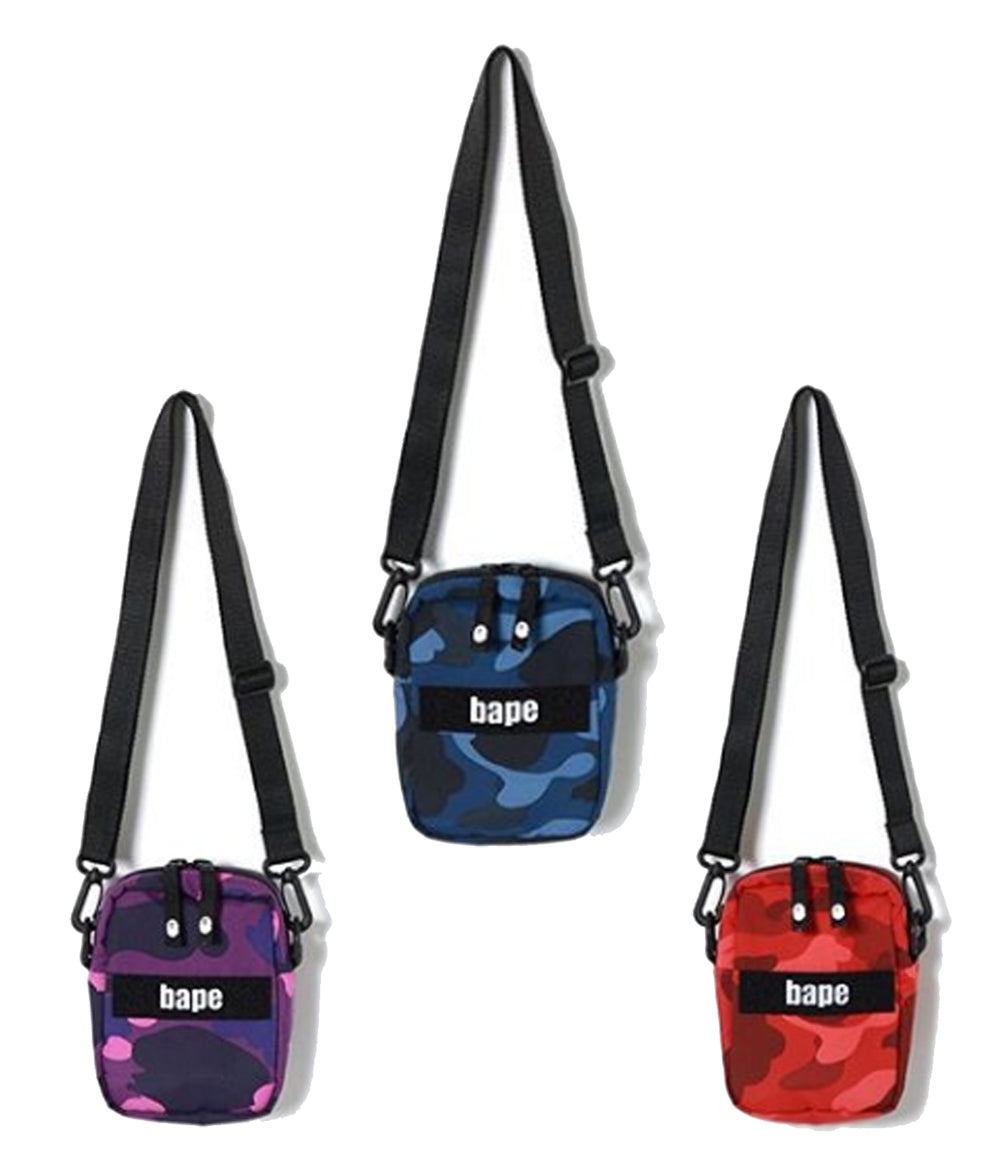 BAPE ABC Camo Shoulder Bag NavyBAPE ABC Camo Shoulder Bag Navy - OFour