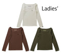 A BATHING APE Ladies' APE HEAD ONE POINT RIB L/S TEE