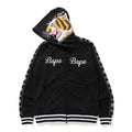 A BATHING APE TIGER JERSEY FULL ZIP HOODIE - happyjagabee store