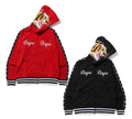 A BATHING APE TIGER JERSEY FULL ZIP HOODIE - happyjagabee store