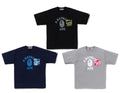 A BATHING APE ABC CAMO COLLEGE POCKET RELAXED TEE