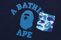 A BATHING APE ABC CAMO COLLEGE POCKET RELAXED TEE