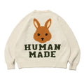 HUMAN MADE RABBIT RAGLAN KNIT SWEATER